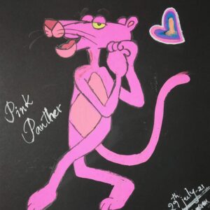 Pink Panther Painting